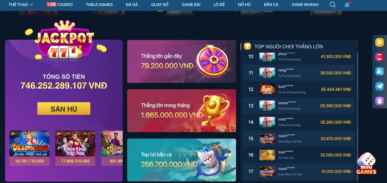 Paldobet App Screenshot - Jackpot Games